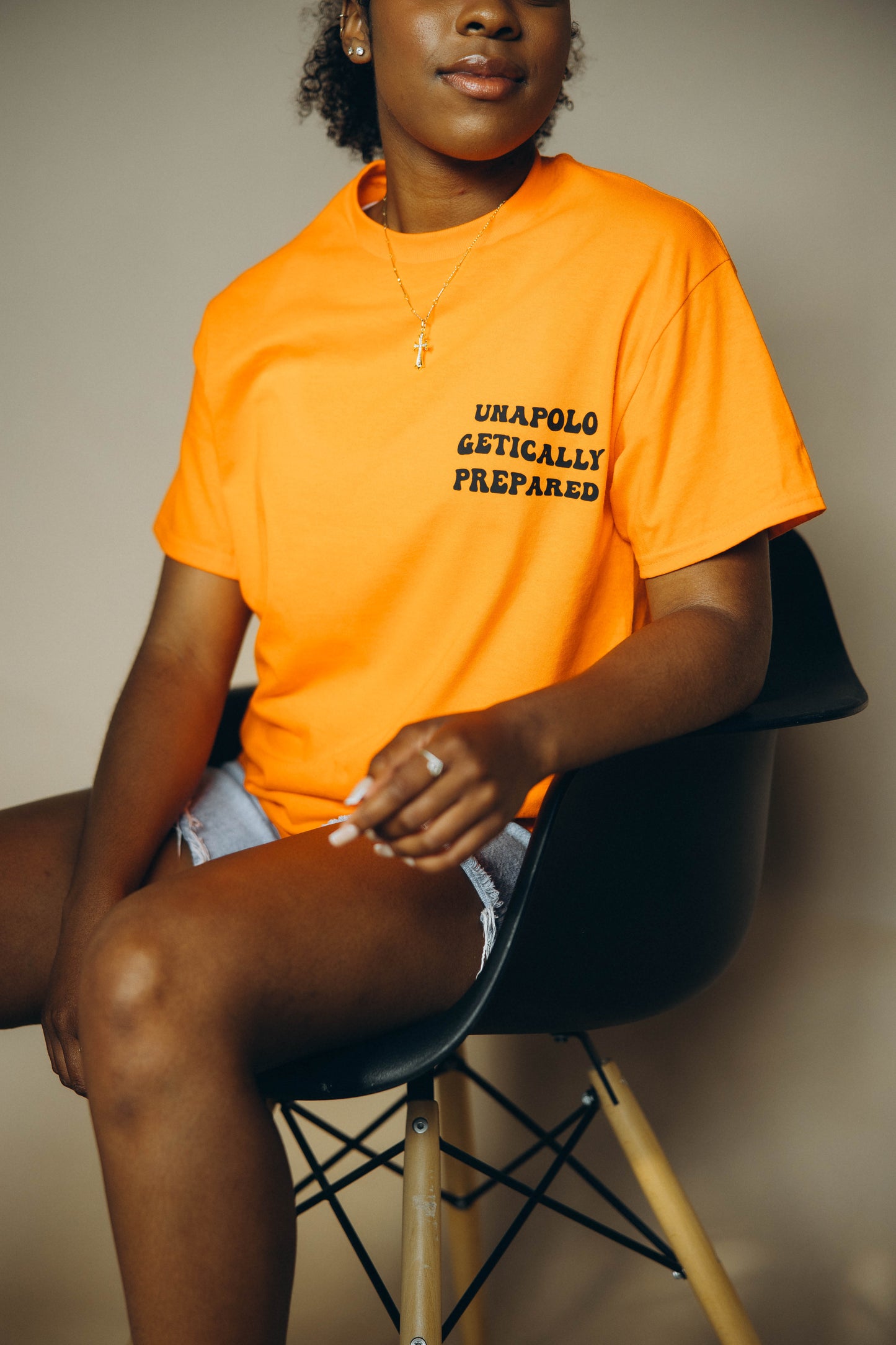 Do It Scared Orange Tee